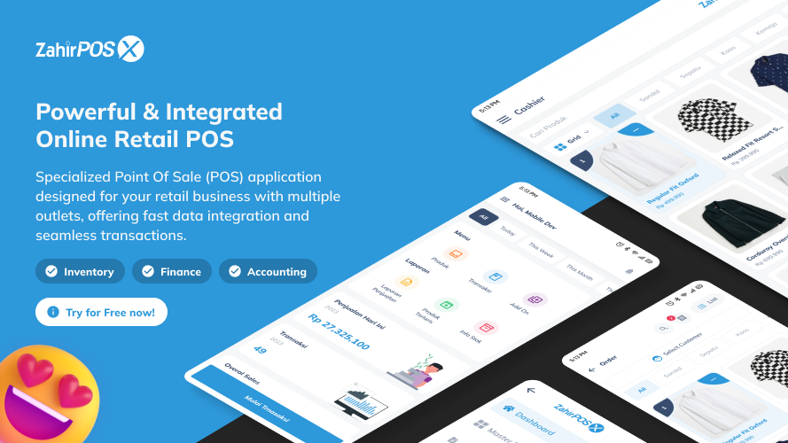 ZahirPOSX retail POS app screenshot